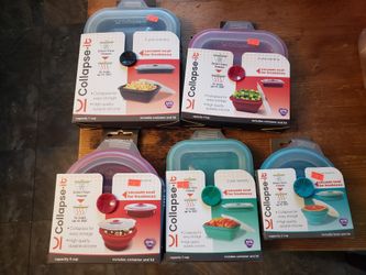 Collapse • it Silicone food storage containers

