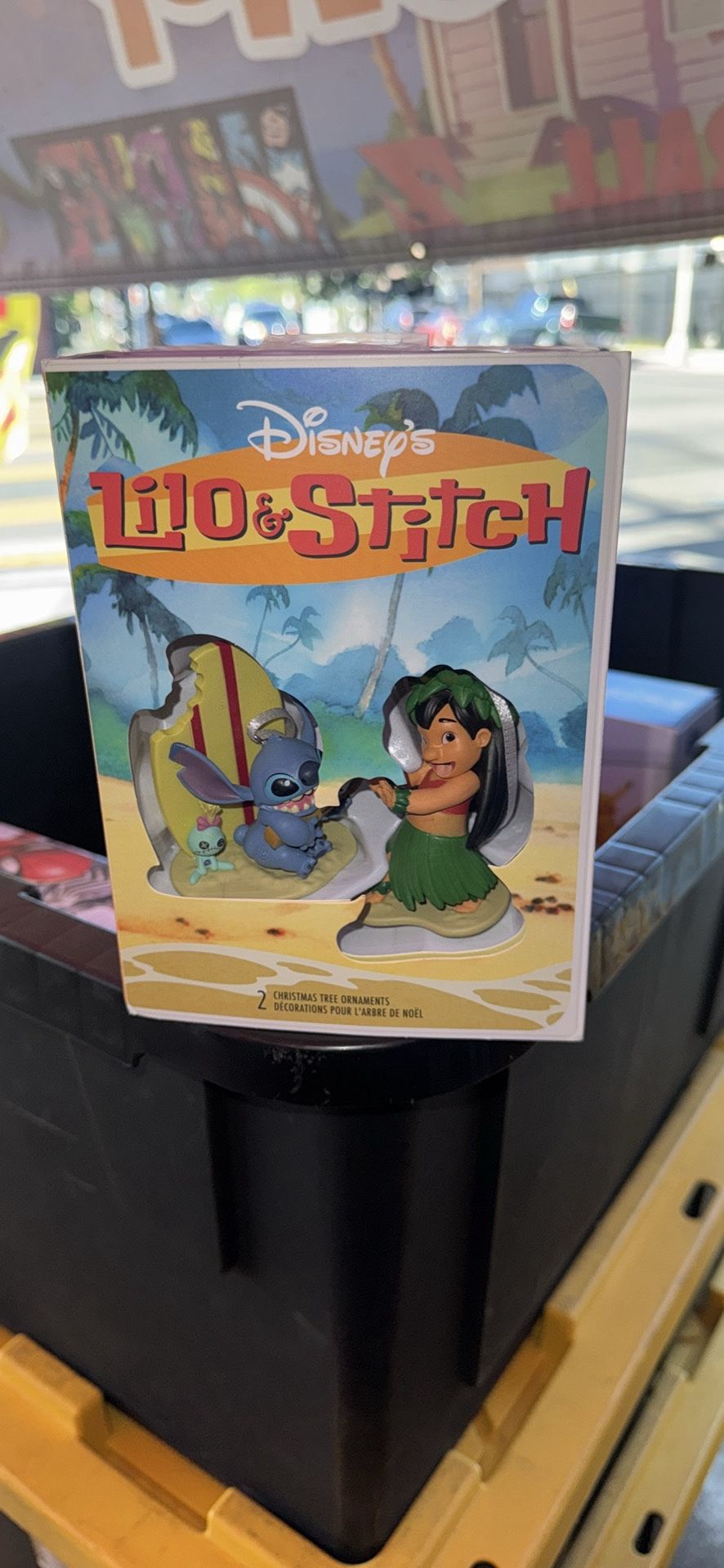 Hallmark Disney Lilo & Stitch Christmas Ornaments, Set of 2, Gifts for Disney Fans 