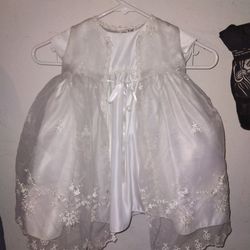 Baptism Dress Size 18m