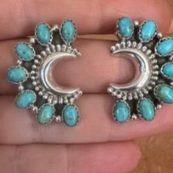 Handmade Natural Turquoise Earrings
