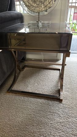 Gold Mirror Table