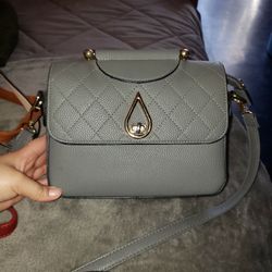 Small Gray Purse 
