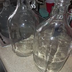 6 HALF OF GALLONS BOTTLES 