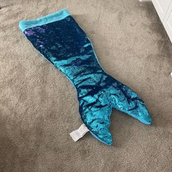 Sequined Mermaid Tail Sleeping Bag Blanket
