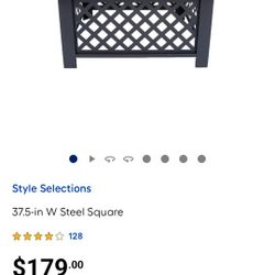 Style Selections 37.5in W STEEL SQUARE 