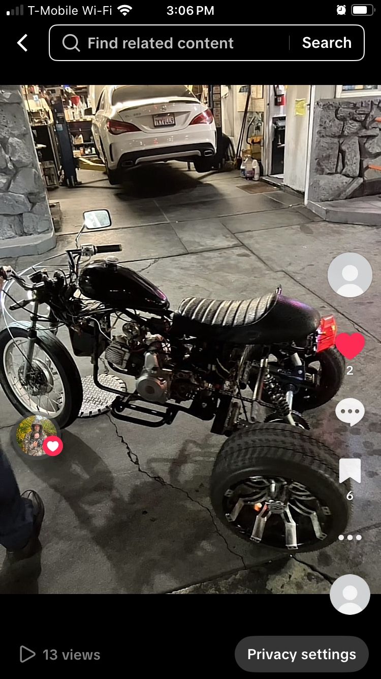 As Is Trike Motor Bike