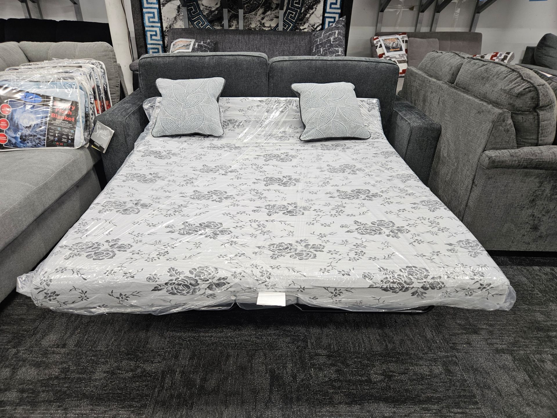 Brand new Ashley Altari slate color queen size sofa sleeper