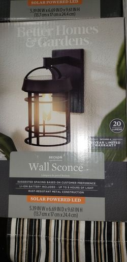 Solar Wall Sconce