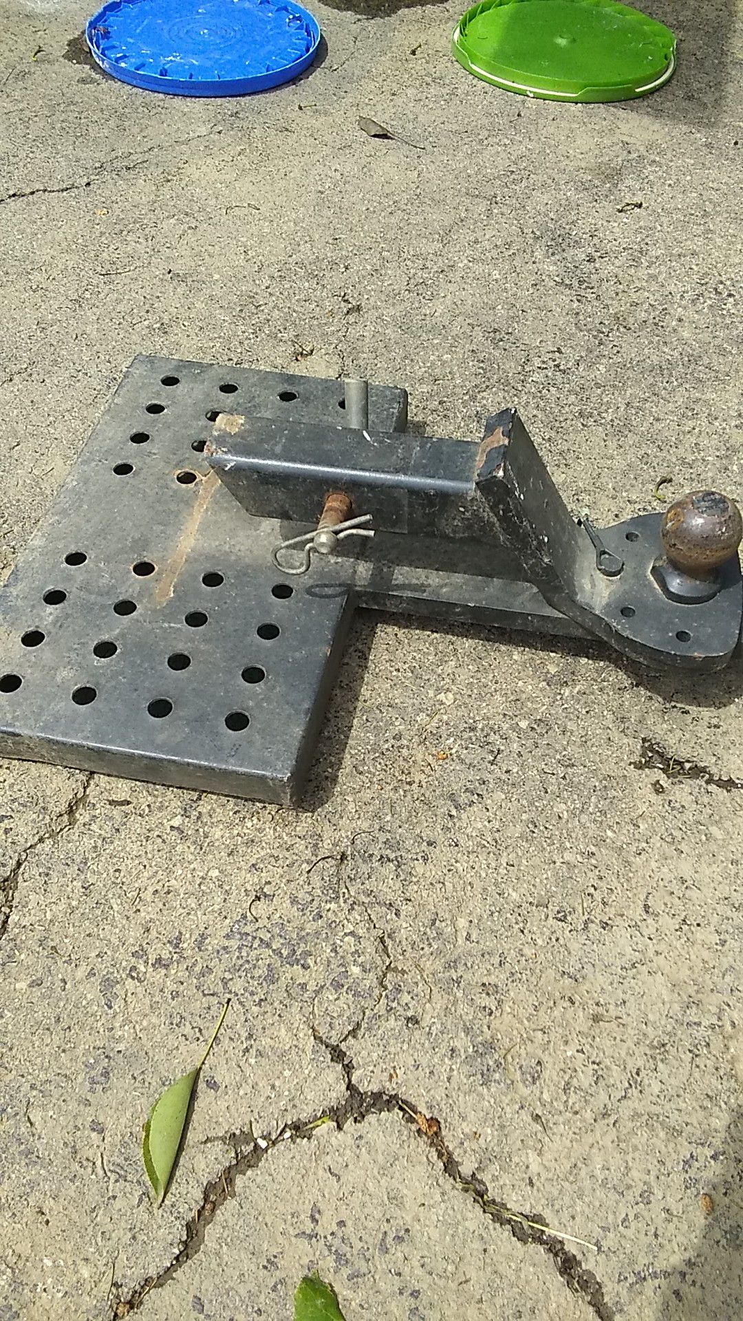 Hitch, 2" ball with slide out step