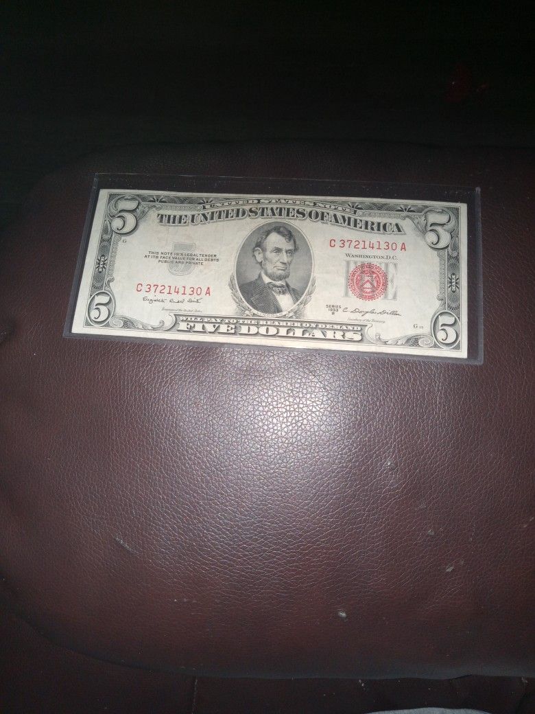 5 Dollar Bill 