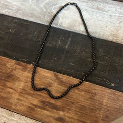 Black Chain Necklace