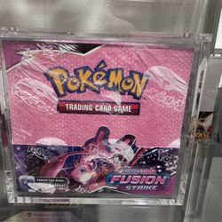 Fusion Strike Booster Box  Sealed In Acrylic Box 