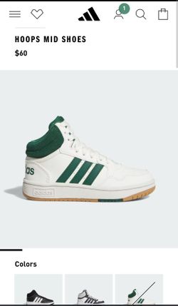 New Adidas HOOPS 3.0 MID K Size 5 Youth/Kids