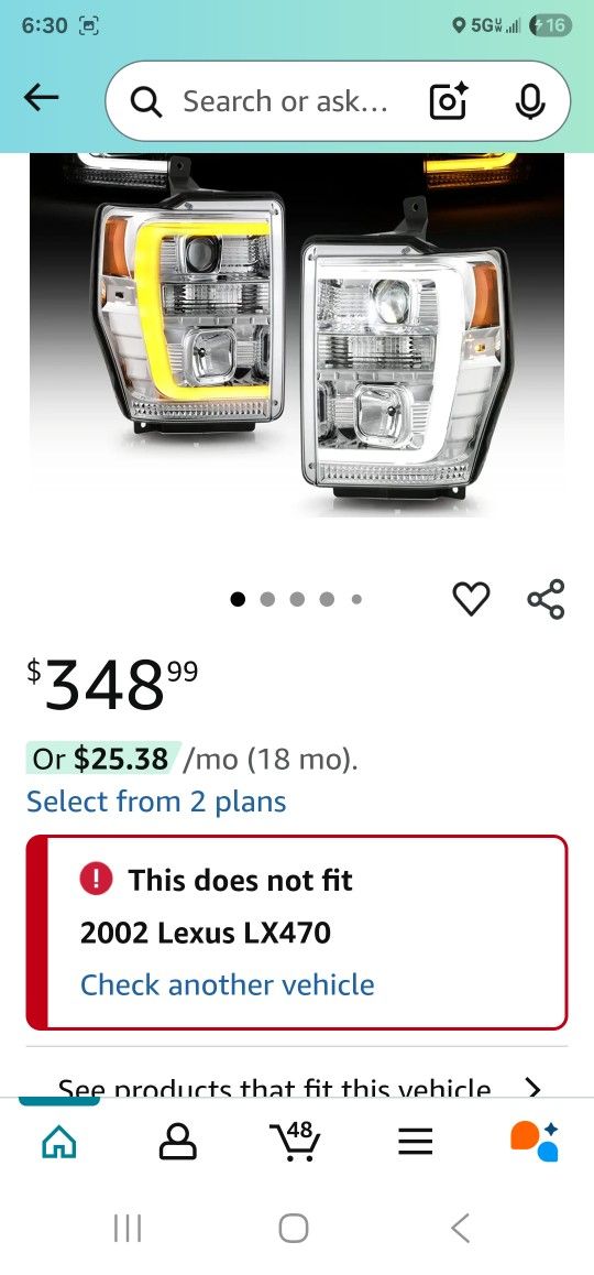 2016 F250 Headlights