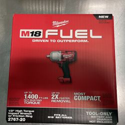 Milwaukee 1/2 Wrench Impact Fuel TOOL ONLY