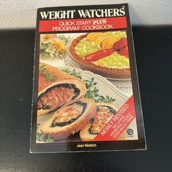Vintage 1984 Weight Watchers Quick Start Plus Program Cookbook