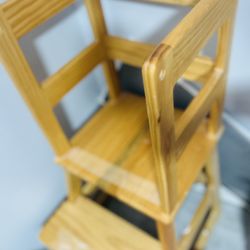 Wooden Toddler Step Stool