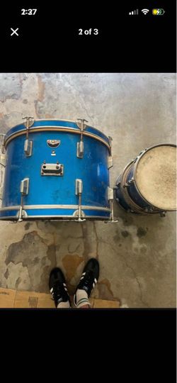 Vintage Blue Ludwig Tom Drums
