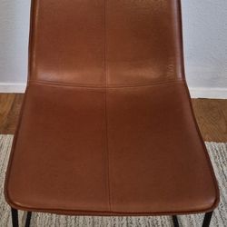 Oken Faux Leather Dining Chairs x4