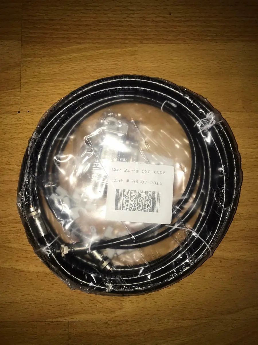 New Coaxial Cable with Cable Clips