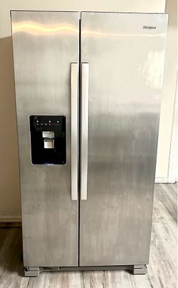 Whirlpool side by side refrigerator