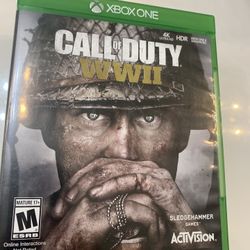$15 Xbox One Call Of Duty WWII - Excellent Condition