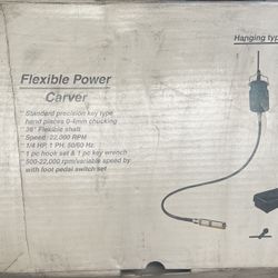 New Flexible Power Carver With Foot Control Pedal 
