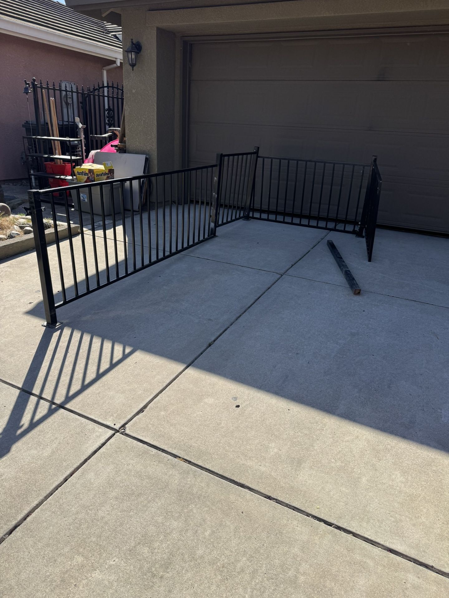 Metal Fence Panels With Gate all for $200