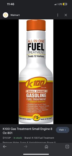 K 100 gas treatment