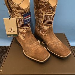 🔥 NEW Ariat Sport Patriot Western Boots – Multiple Sizes Available 🇺🇸