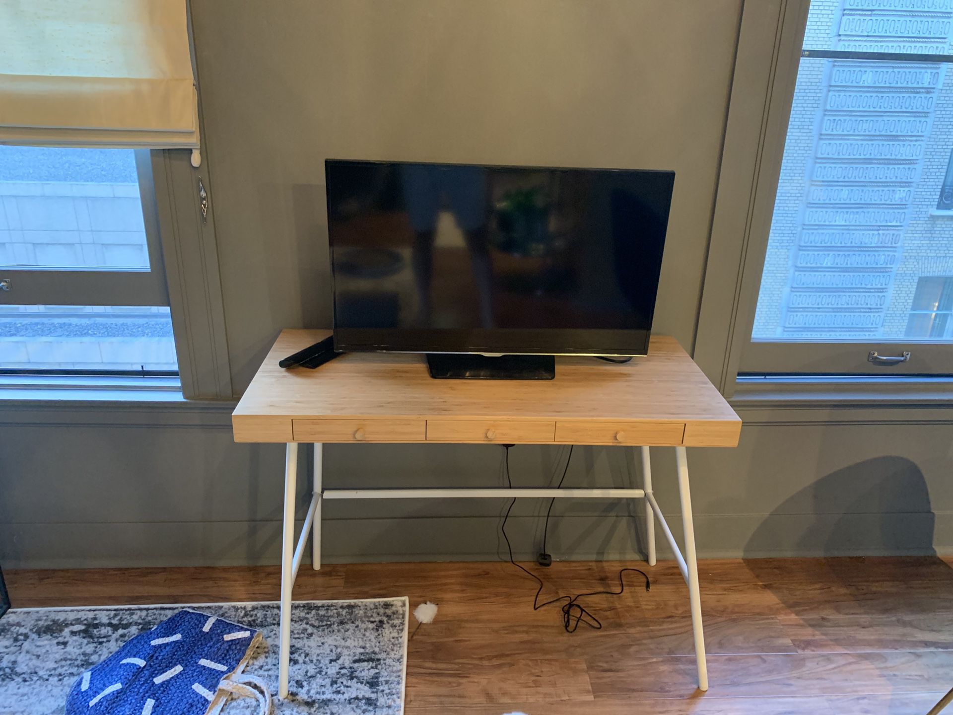 IKEA bamboo desk - downtown SF