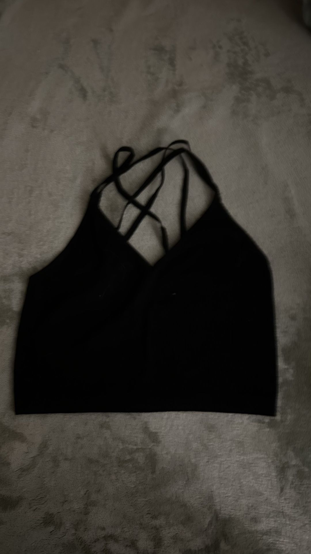 criss cross cop tank top 