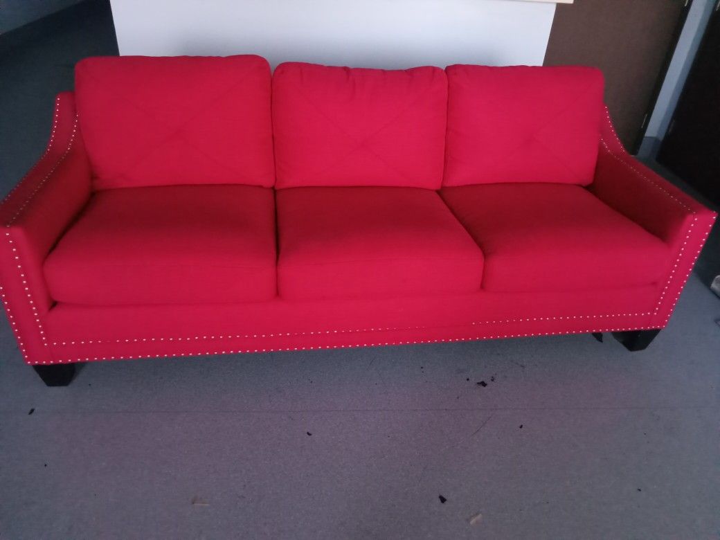 Burgundy Sofa