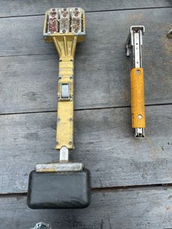 Carpet Tools Kicker And Stapler 