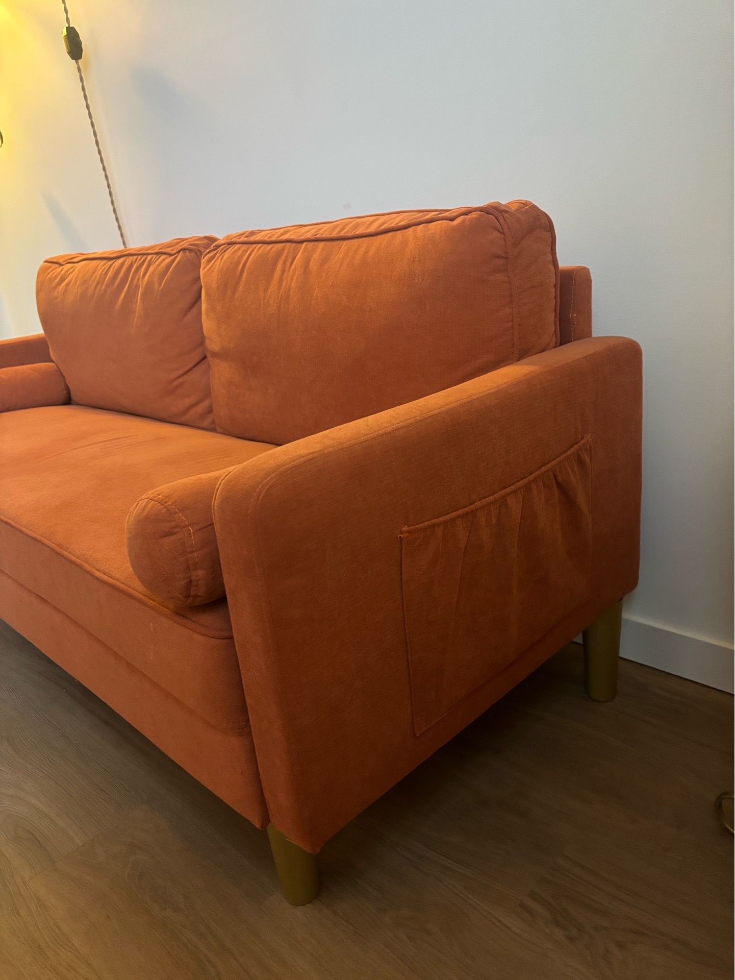 Orange love couch