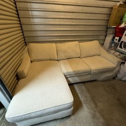 Beige Sofa L Shaped 