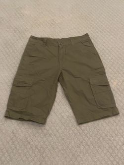 Olive Green Cargo Shorts