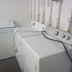 Old school wash and dryer