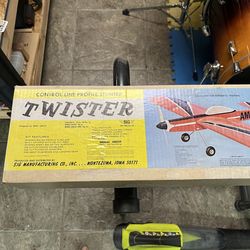 Twister control line model airplane kit