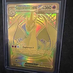 Mega charizard y ex gold