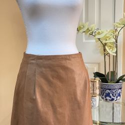 Vince leather skirt size 2 $695 from Bloomingdales
