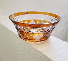Italian crystal bowl