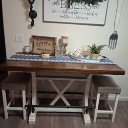 Nice Dinning Table And Stools 