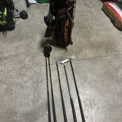 Kids King Cobra Golf Clubs And Bag