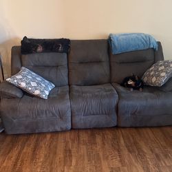 RECLINING COUCH SET