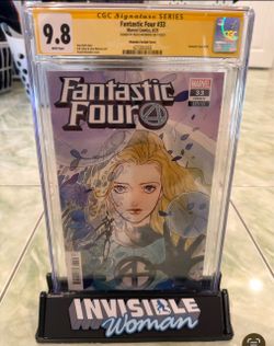 CGC 9.8 Signature Series (Yellow Label) Fantastic Four #33 (2021) signed by Peach Momoko