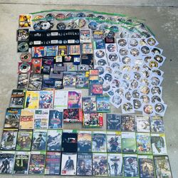 Video Game lot bundle Sega Nintendo Sega genesis Nintendo 64 snes Gamecube  cartridge games Xbox  