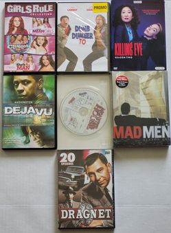 (Lot Of 7) Assorted DVD Movies/ Boxset TV Series Shows Excellent VG Condition. Movies and TV Shows Girls Rule Collection: Includes Mean Girls, Cluele