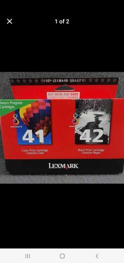 Lexmark 41 Color & 42 Black Ink Cartridges