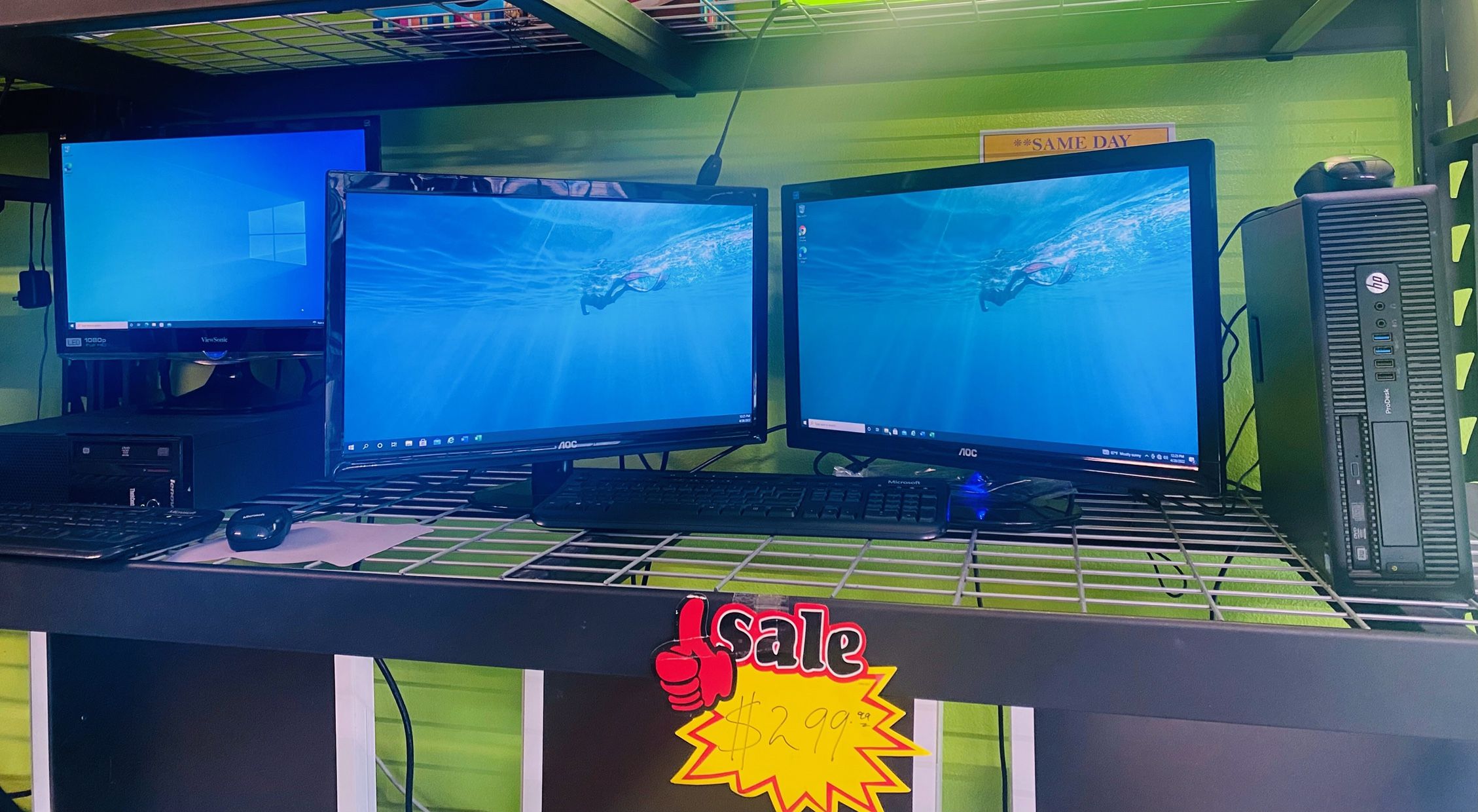 💥DUAL SCREEN 🖥🖥 HP DESKTOP 💥